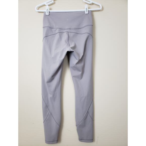 Lululemon In Movement Womens Pants Crop Leggings Everlux Size 6 Yoga - Picture 3 of 6